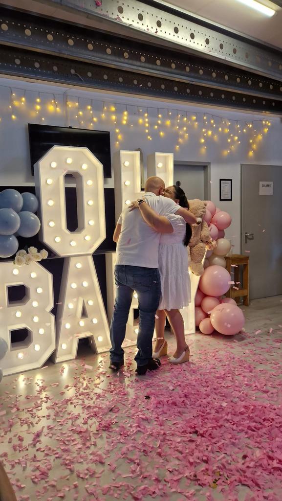 Gender reveal for Avery